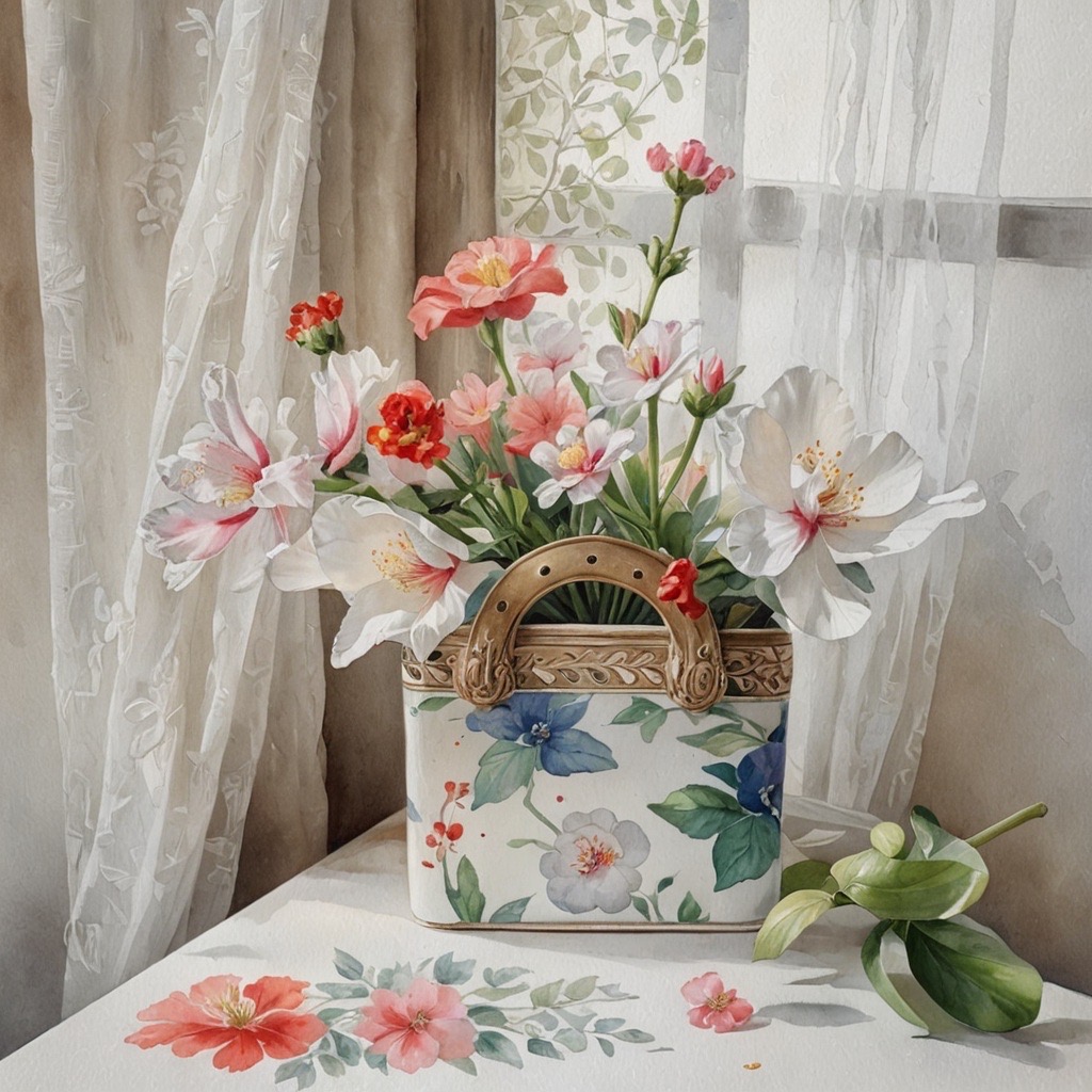 明るい暖色系の花は心を優しく誘う