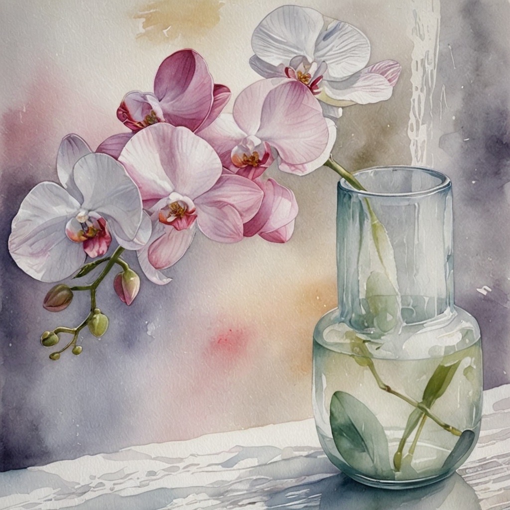 白系の花は静かな安らぎをもたらす