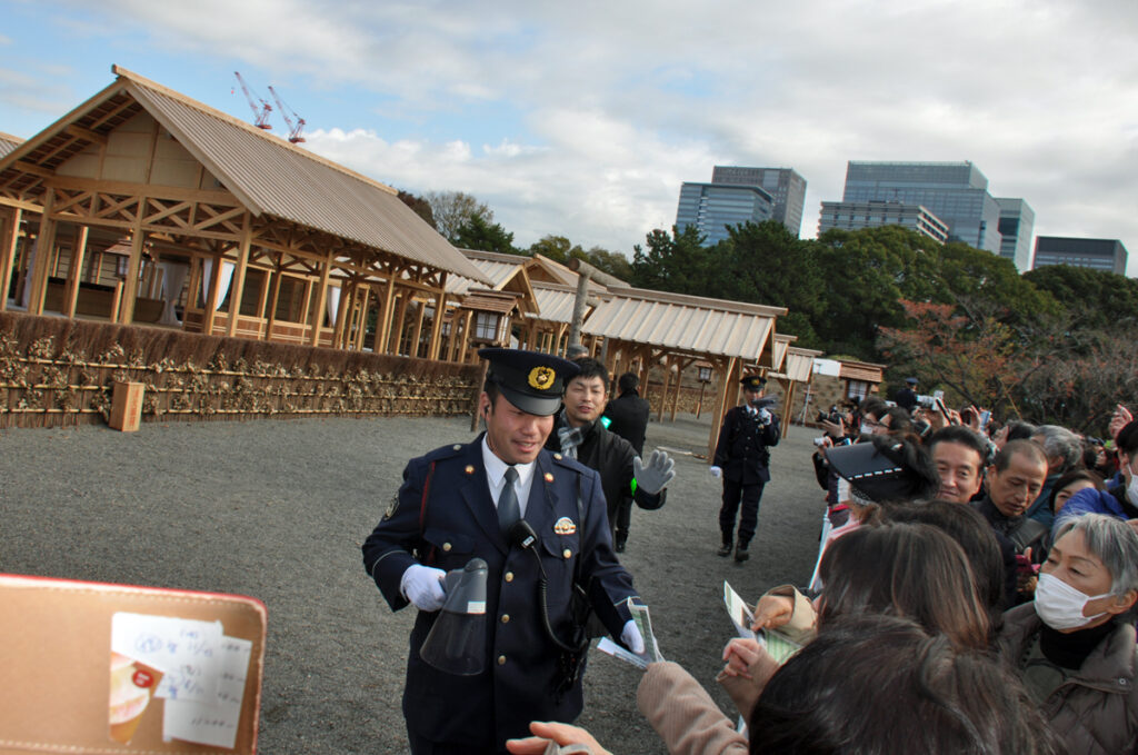 笑顔がすてきな警備員さん
