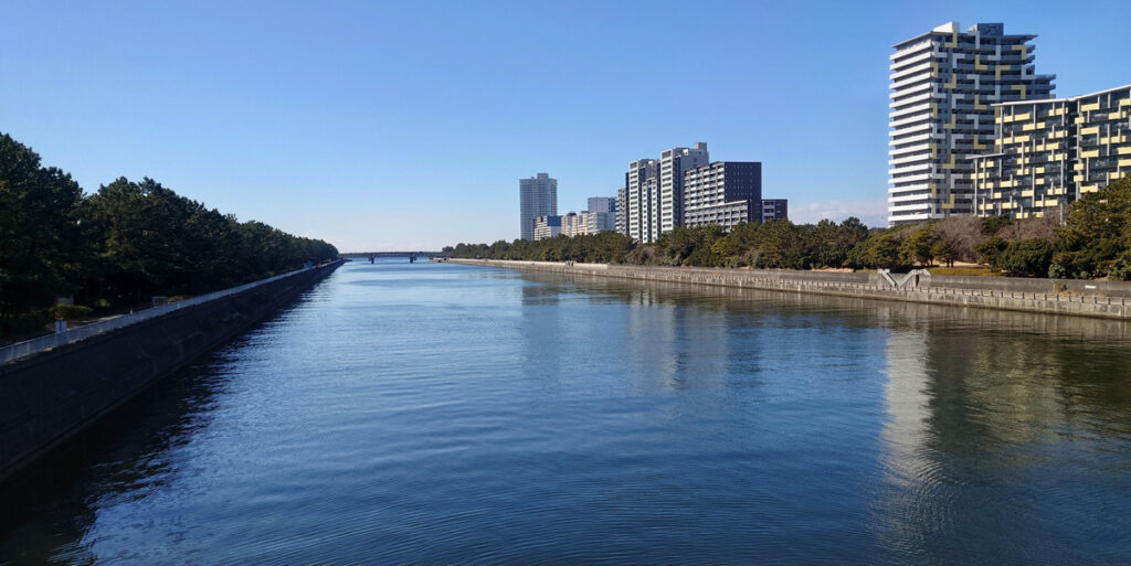 高低差の少ない花見川