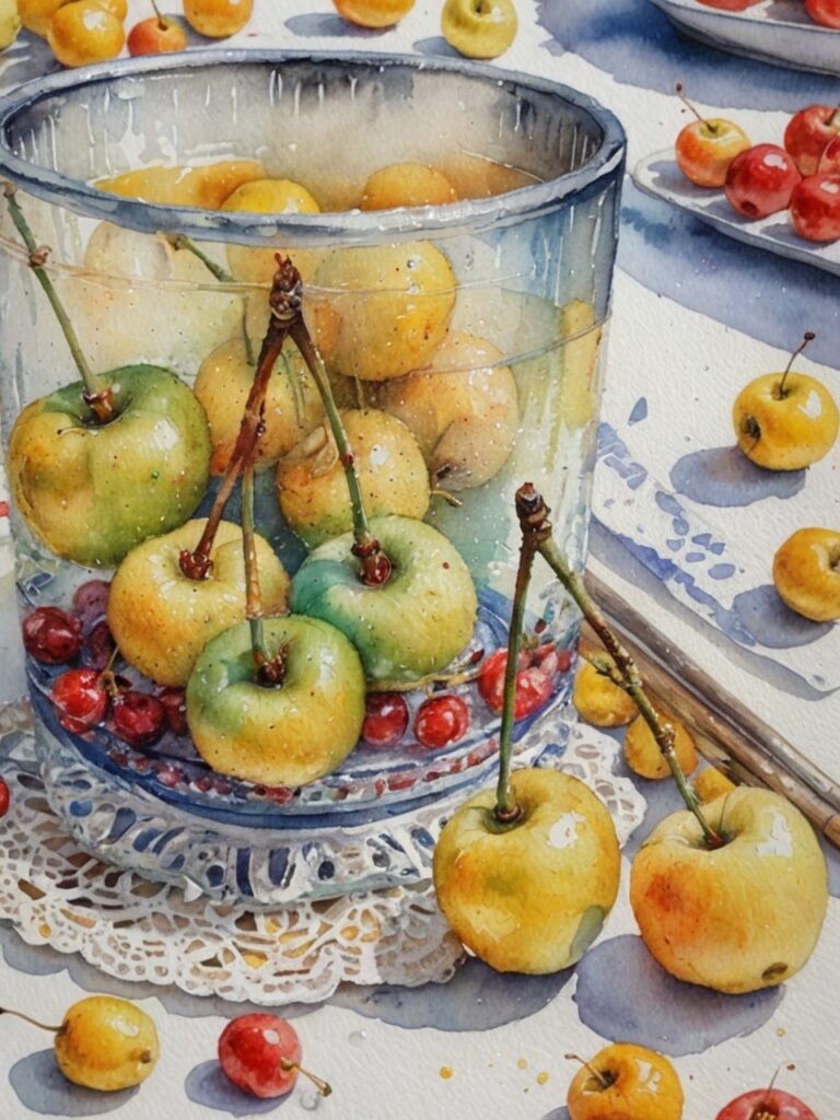 トルコの特産物(AI水彩画)