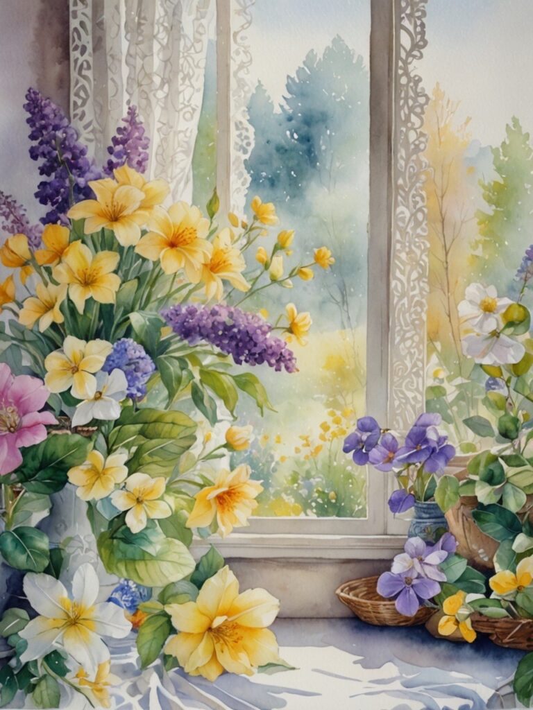 27_28 生活を豊かに飾る花たち