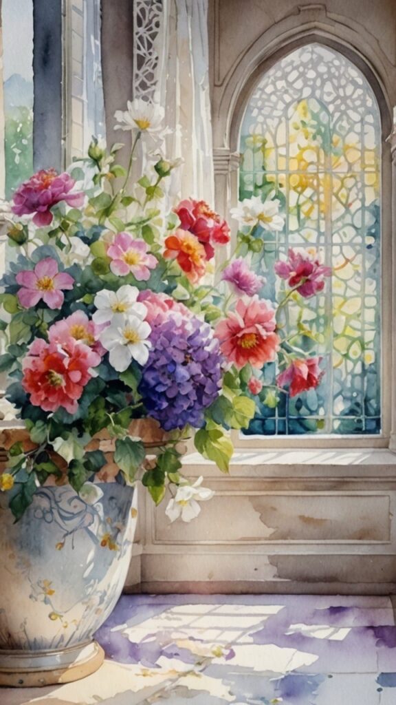 49_50 幸せを招く窓辺の花