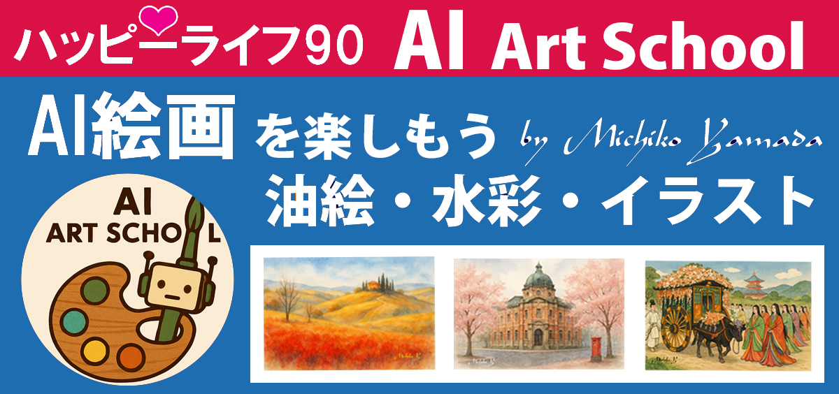 山田みち子とAI絵画を楽しもう