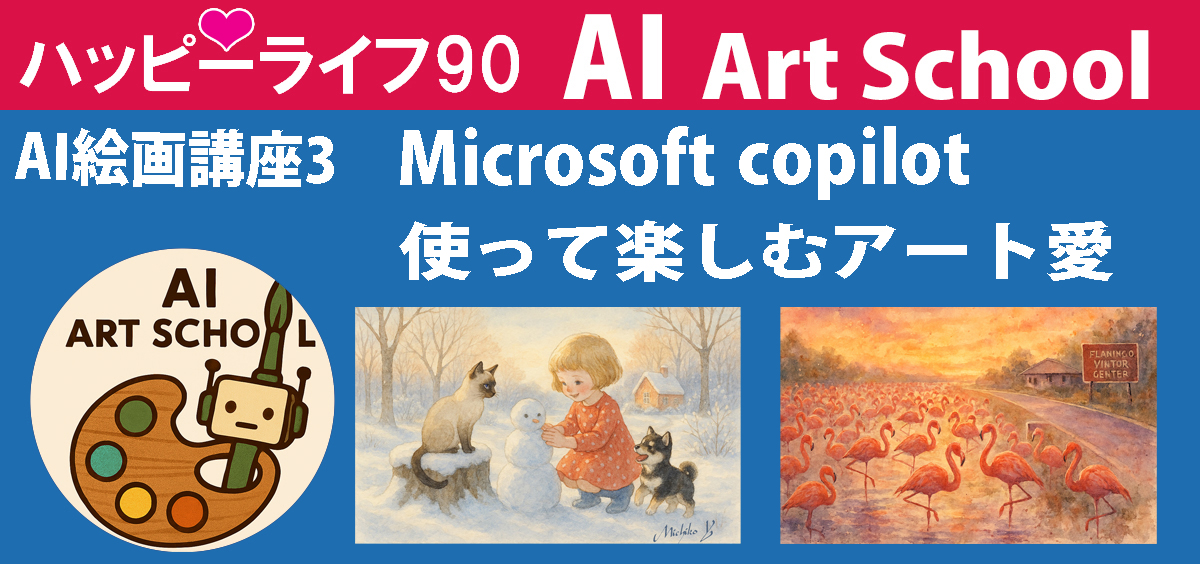 AI絵画講座3マイクロソフトコーパイロットを活用