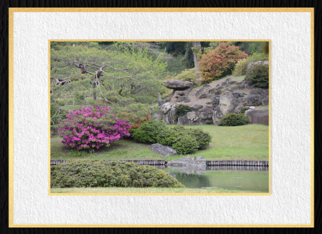 景色が変わる回遊式庭園