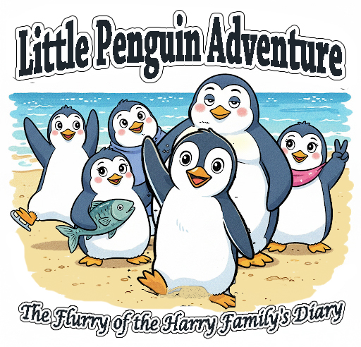 Little Penguin Adventure: The Flurry of the Harry Family's Diary