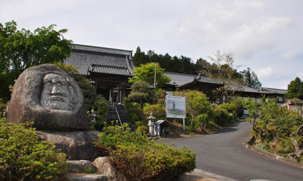 鳳台院の特別な風景
鳳台院の入り口からの沿道風景。お寺へ向かう道すがら、シャクナゲの群生に迎えられます。