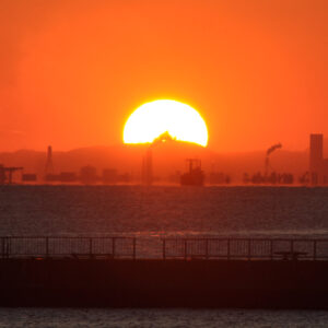 検見川浜 奇跡の光