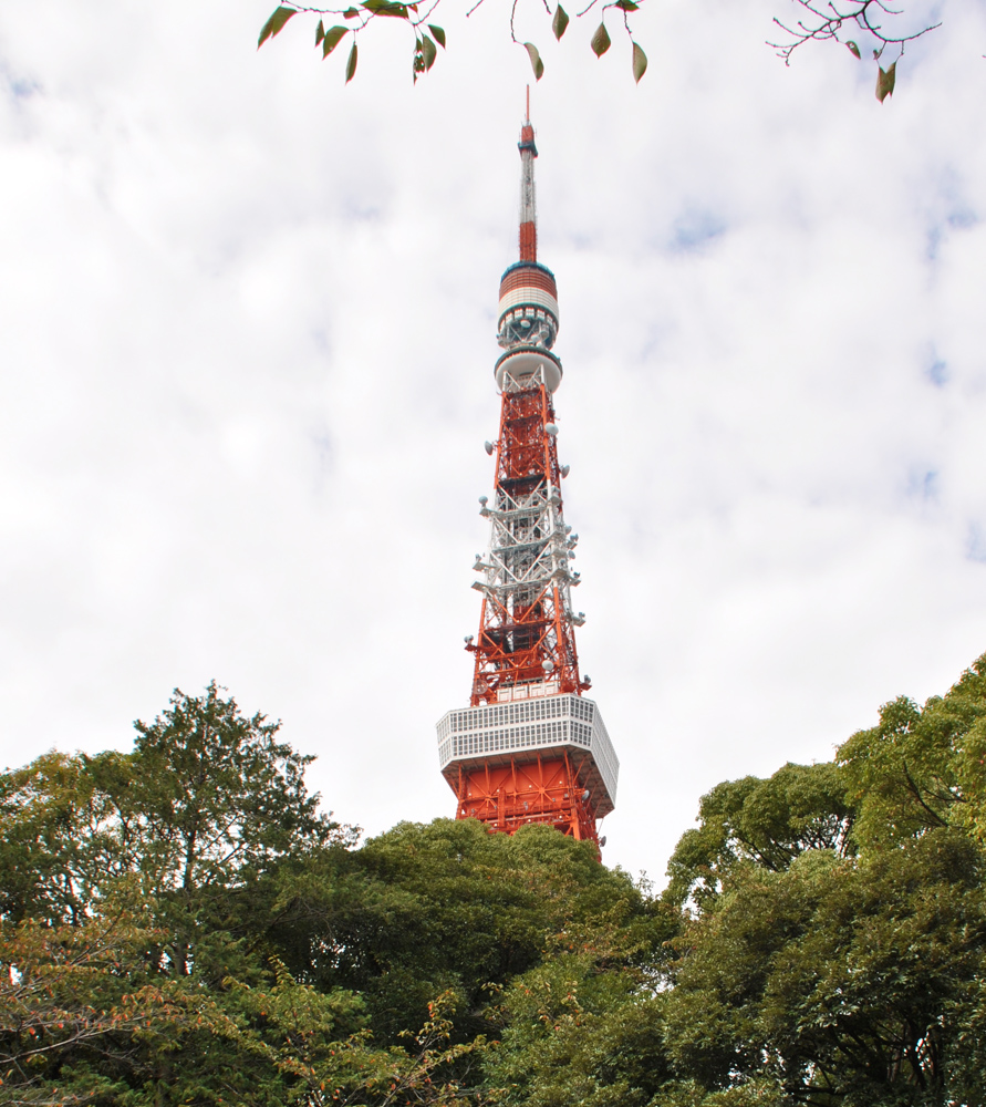 優雅な東京タワーの日常風景