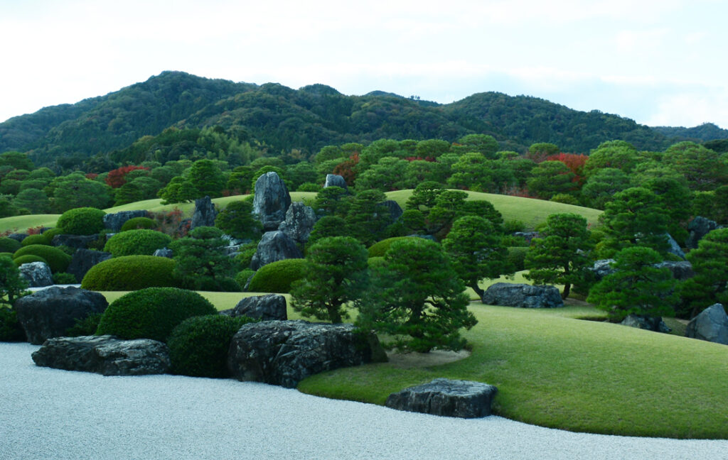 山をも取り込む「借景」の魔術